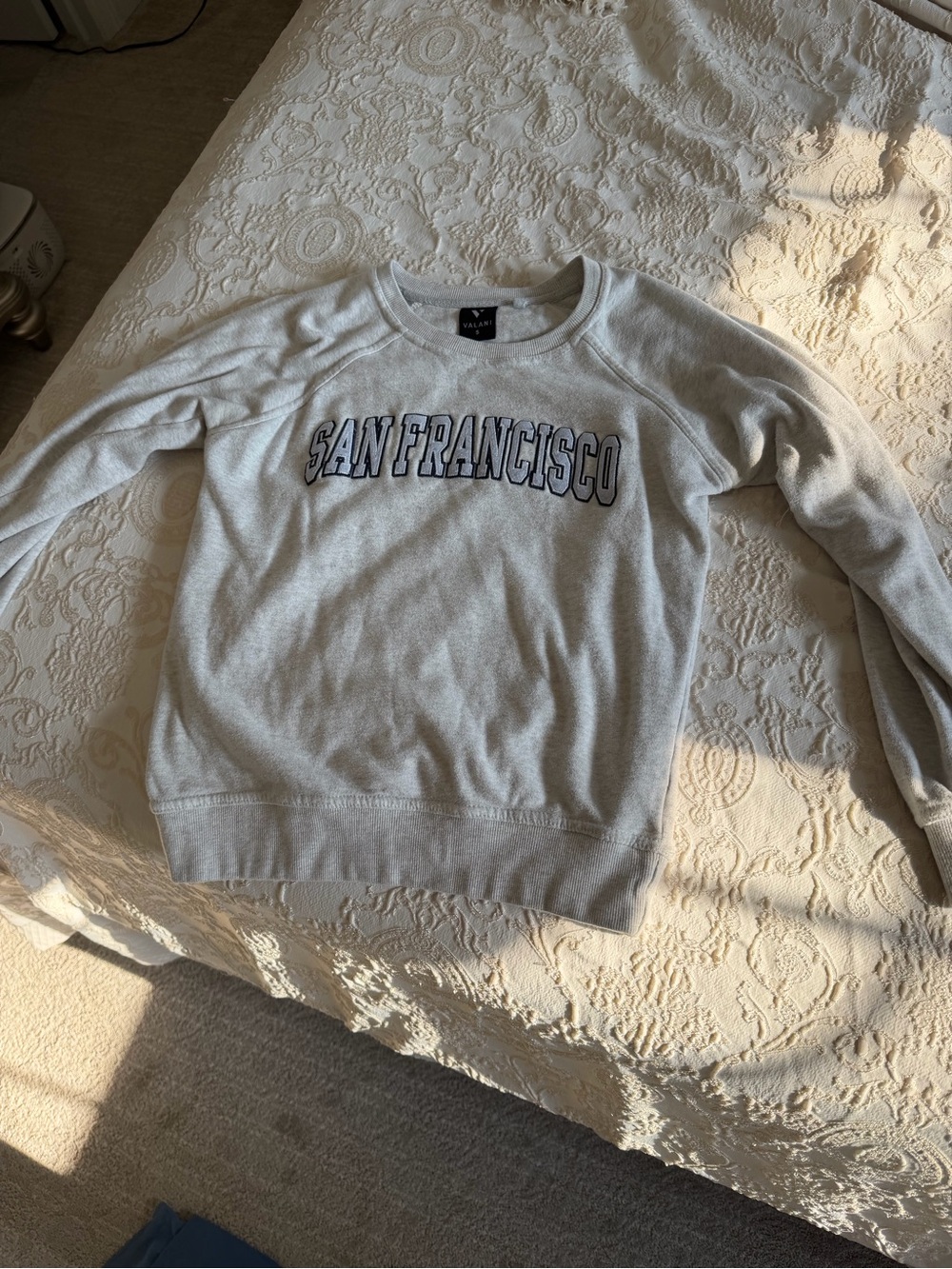 San Francisco Grey Crewneck Sweatshirt